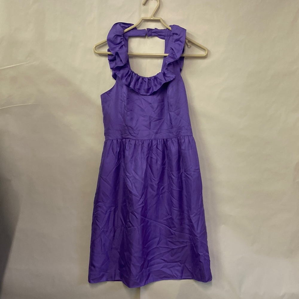 Prom dress lavender color Made in USA silk with polyester lining